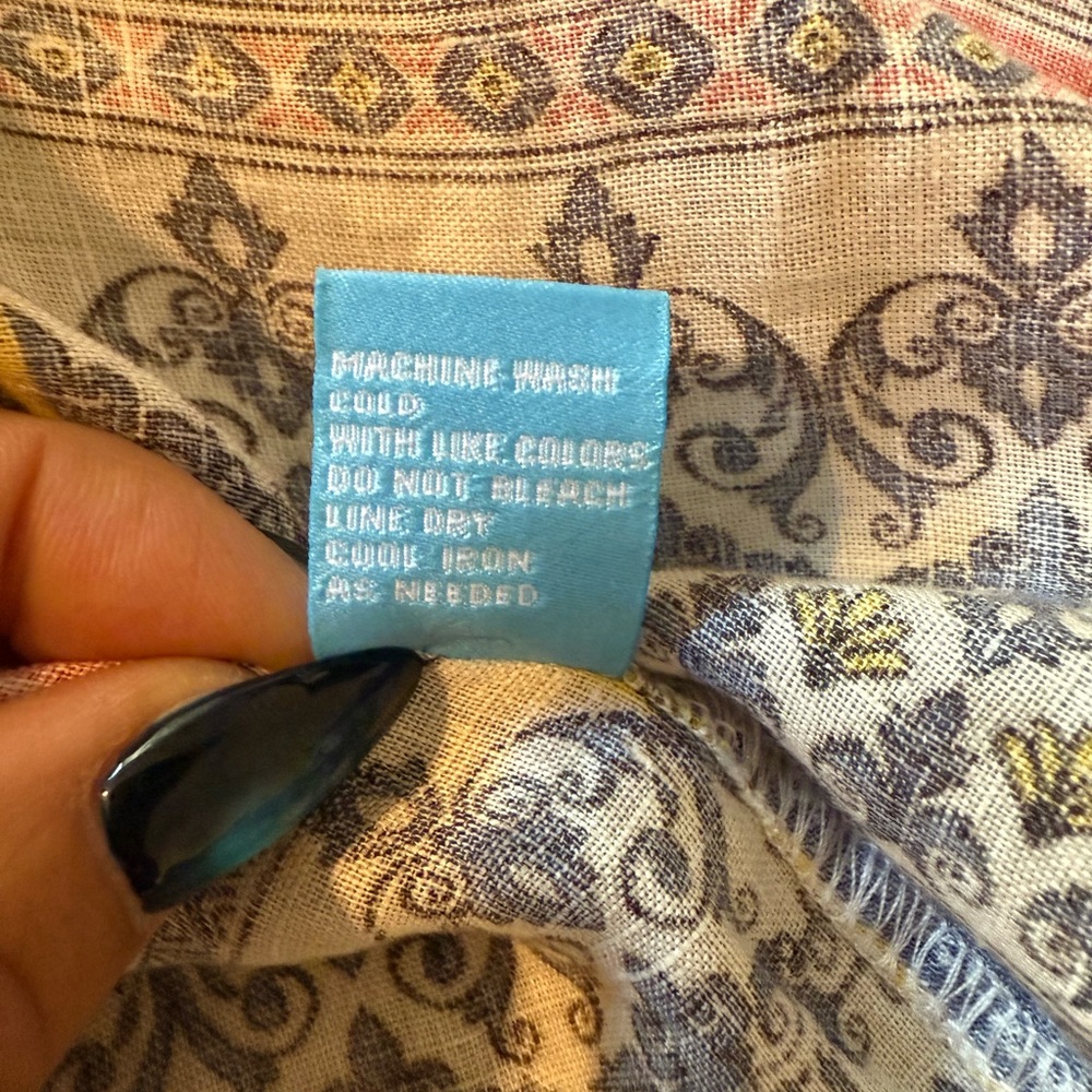 J. Mclaughlin Multicolor Patterned Shirt - image 4